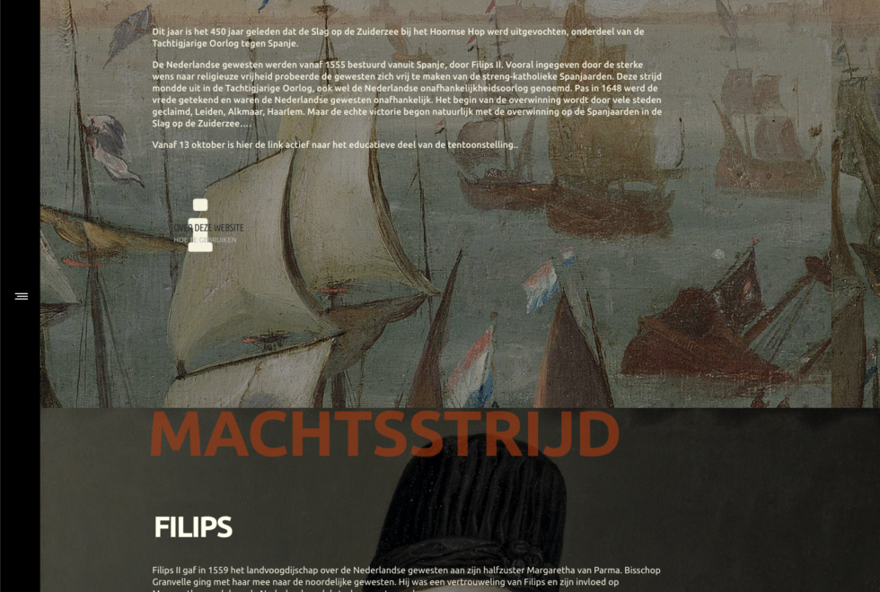 Afbeelding van online tentoonstelling Slag op de Zuiderzee, onderdeel Welkom